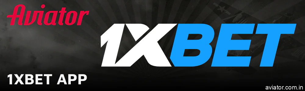 Experience Aviator via the 1xBet casino app.