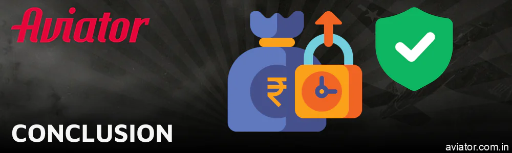 Summary of Aviator deposit options for players in India