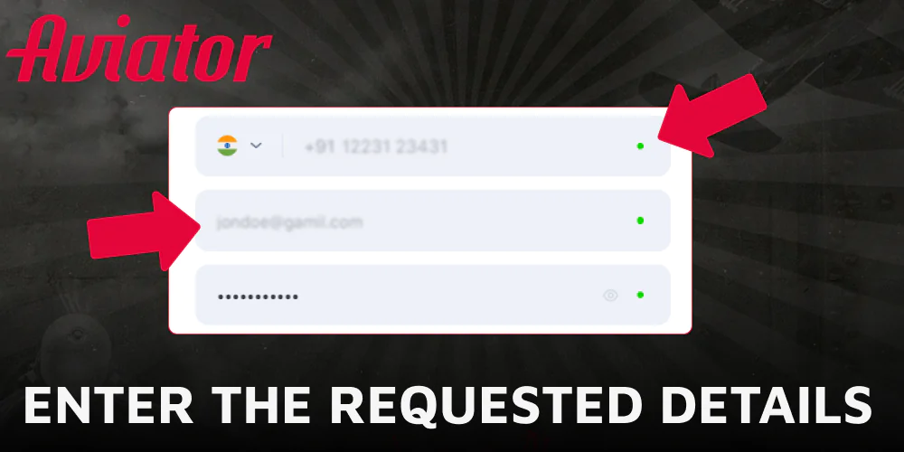 Provide the necessary details as requested in the sign-up form.