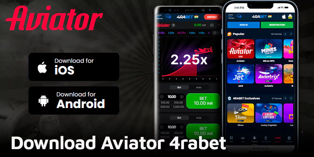 Get the 4rabet Aviator Mobile App