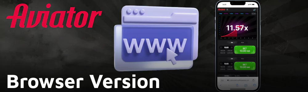 Access Aviator through your mobile browser