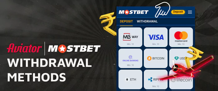 Payment Options for Cashing Out at Mostbet Aviator India