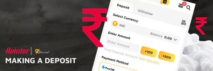 Simple Guide to Making Deposits at 96in Aviator